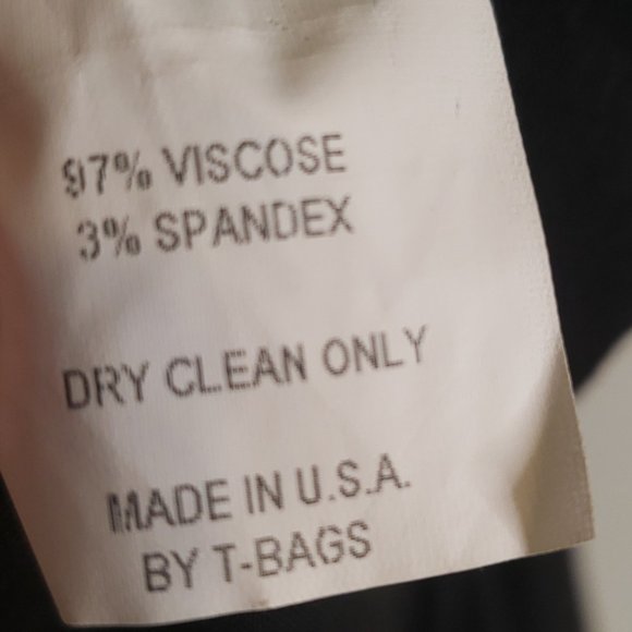 T-Bags Los Angeles Maxi Dress Black Long Sleeve Plunging Vneck Plus Size 1X - Picture 10 of 10